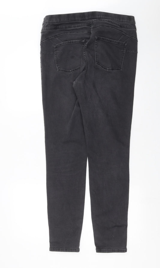 Preworn Womens Grey Denim Jegging Jeans Size 34 in L31 in