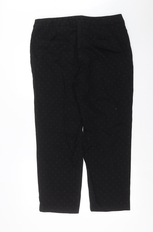 Kew 159 Womens Black Polka Dot Skinny Jeans Size XL L27 in