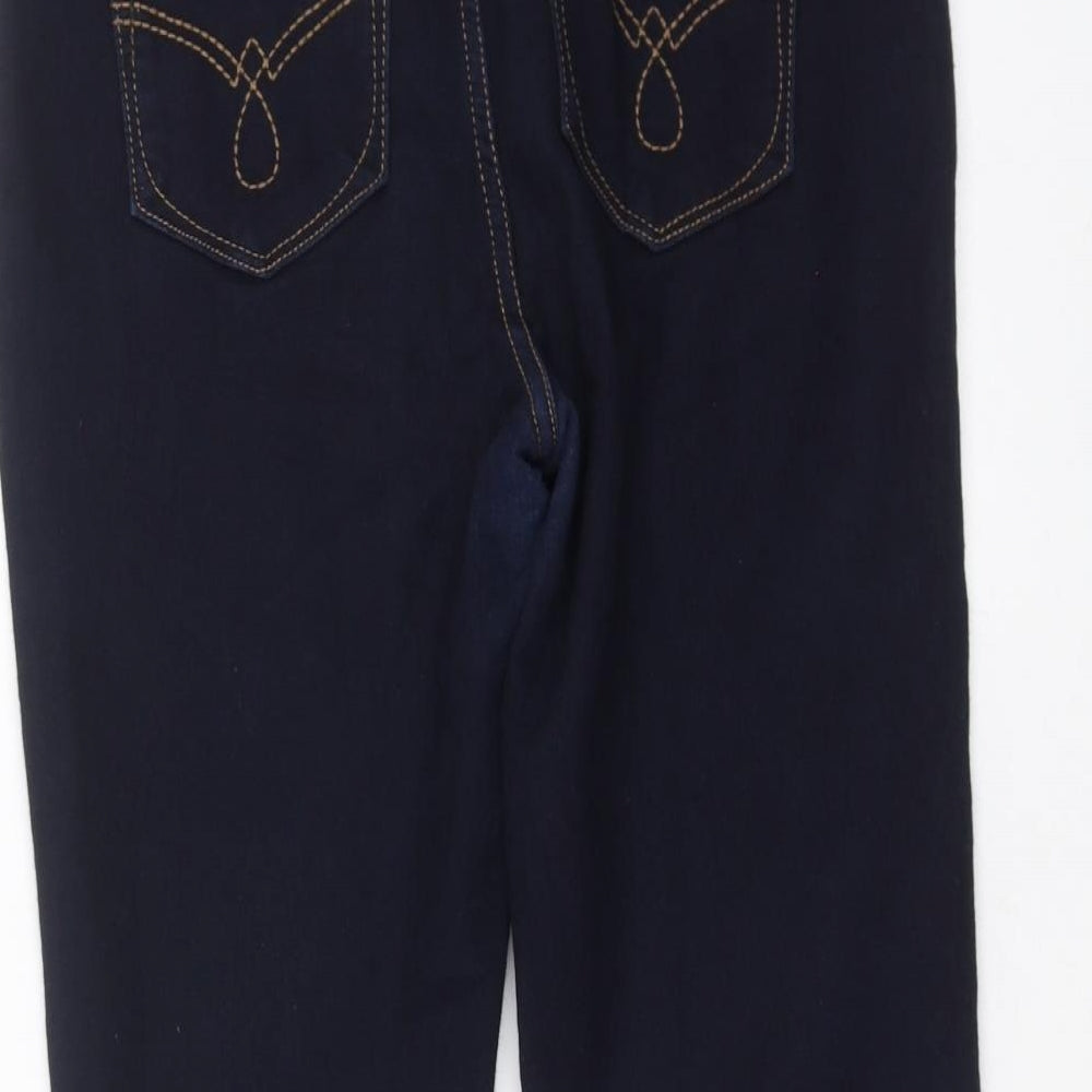 D. Jeans Womens Blue Denim Cropped Jeans Size 6 L20 in