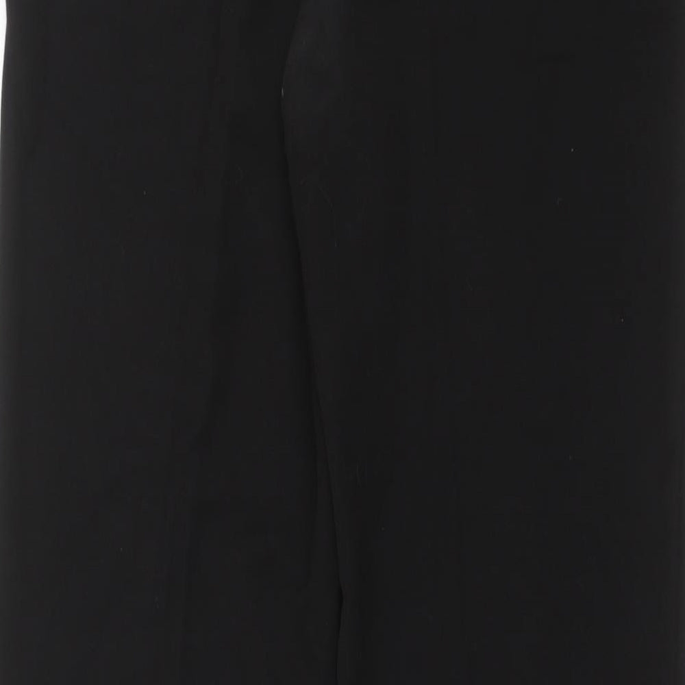 BHS Womens Black Trousers Size 12 L31 in