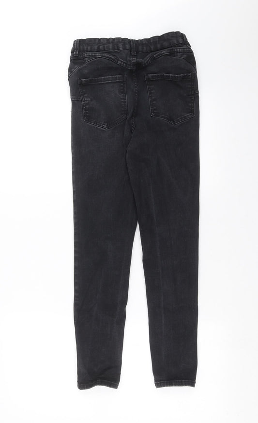 New Look Womens Black Denim Skinny Jeans Size 8 L25 in