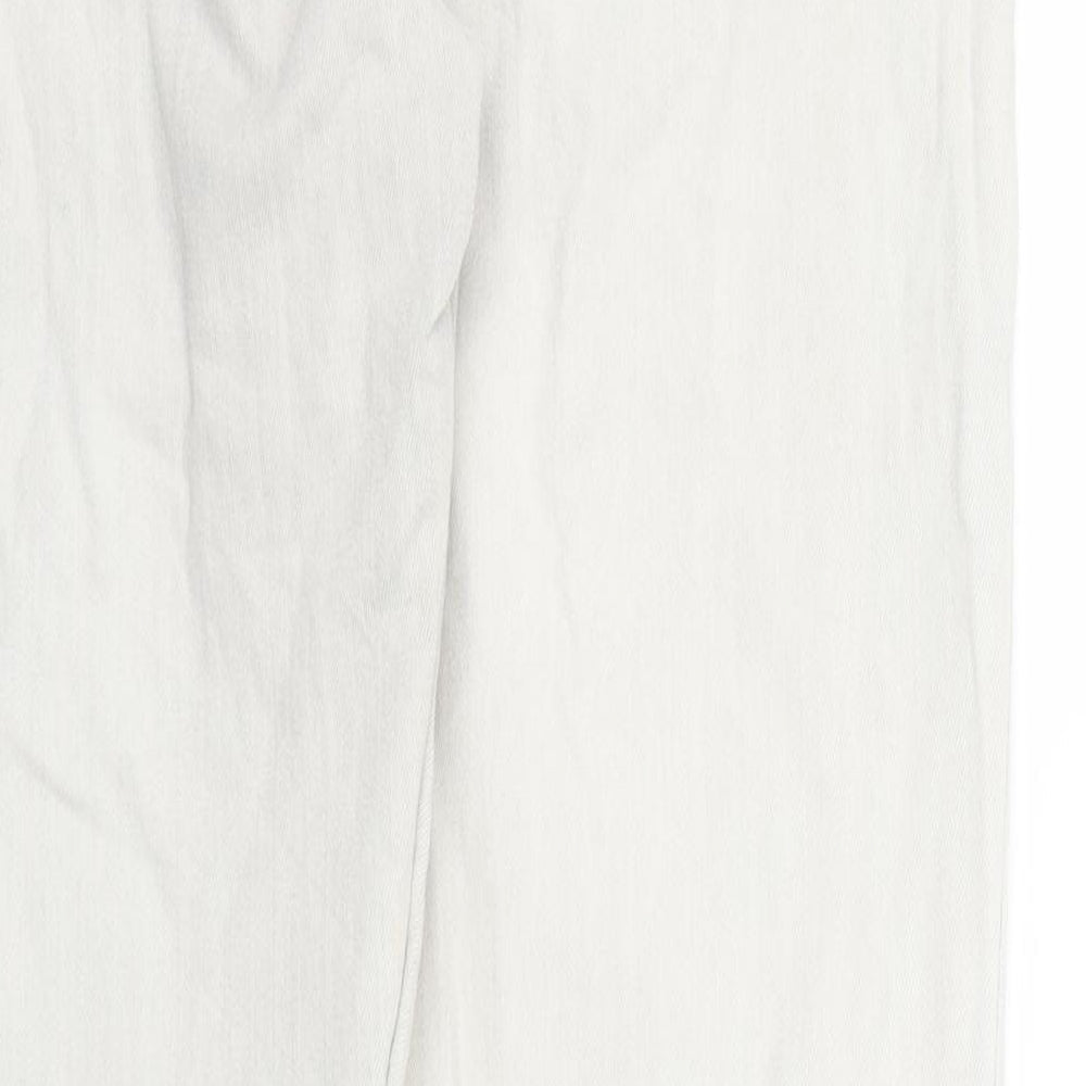ESMARA Womens Beige Denim Capri Trousers Size 16 L28 in