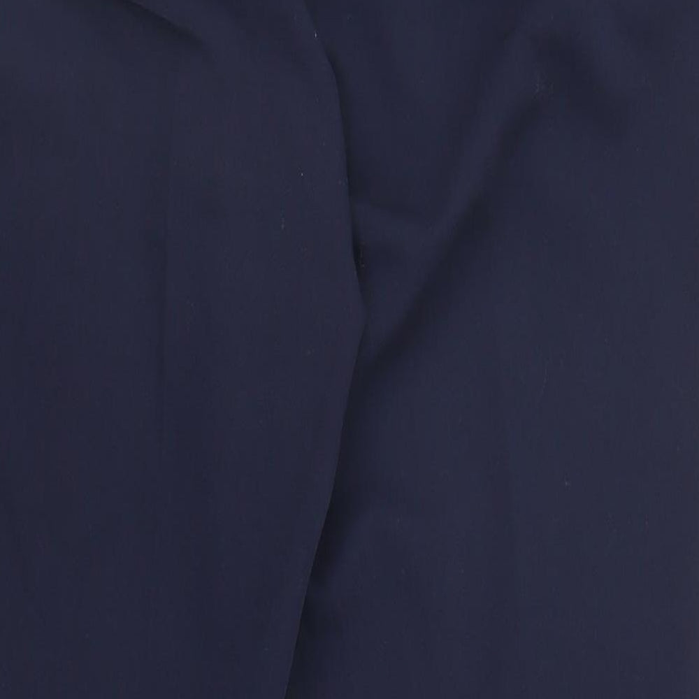 Dorothy Perkins Womens Blue Pedal Pusher Trousers Size 12 L25 in