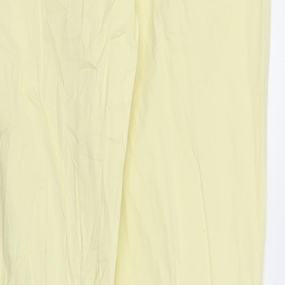 Preworn Womens Yellow Chino Trousers Size S L26 in