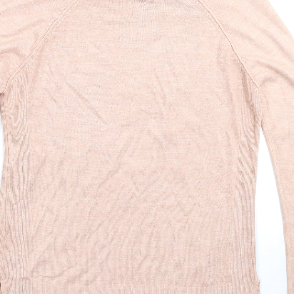 Atmosphere Womens Beige Knit Pullover Jumper Size 12