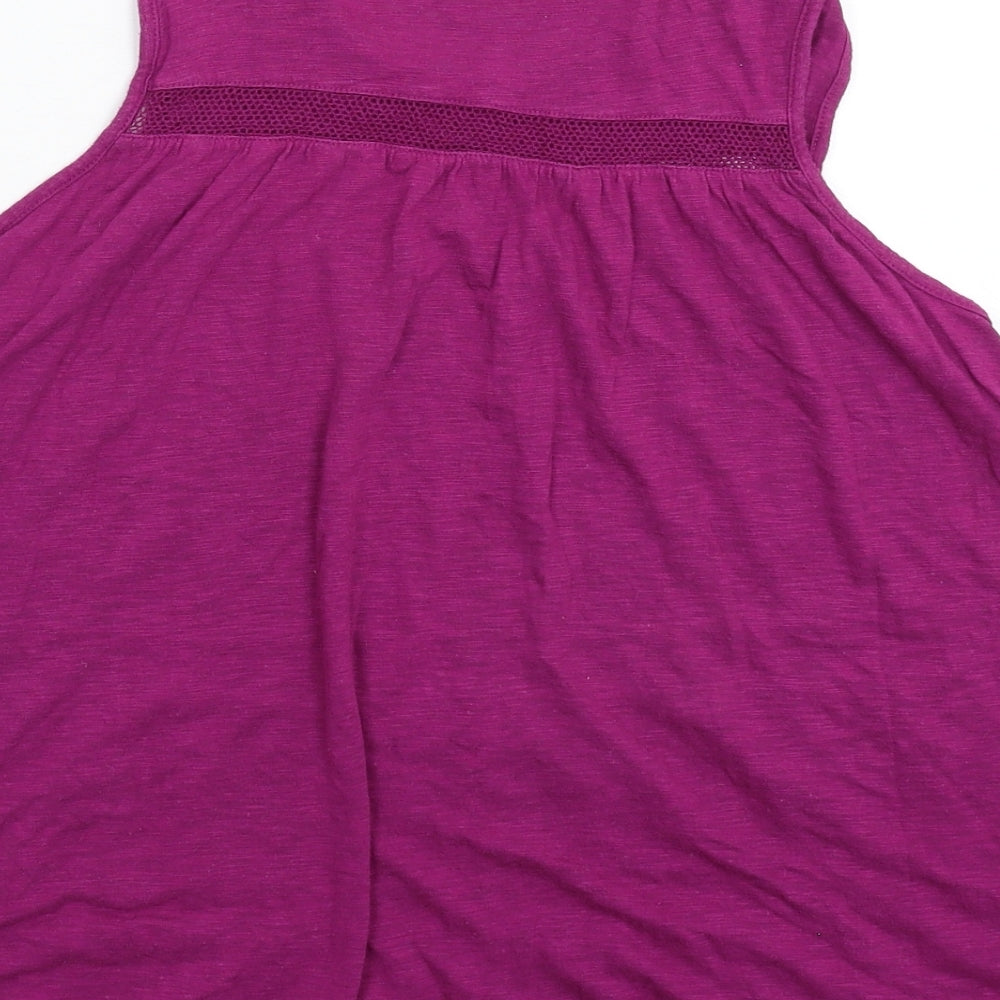 Gap Womens Purple Basic Tank Size M