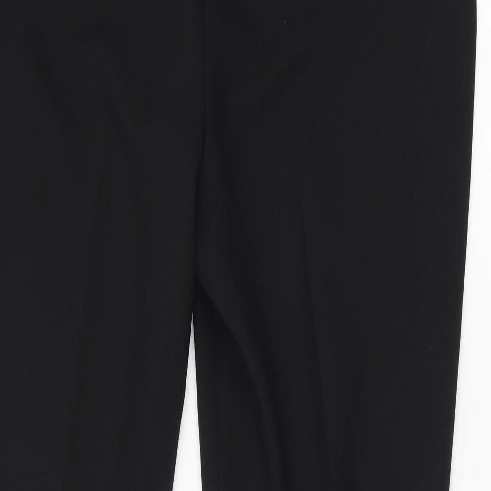 Primark Womens Black Trousers Size 10 L29.5 in