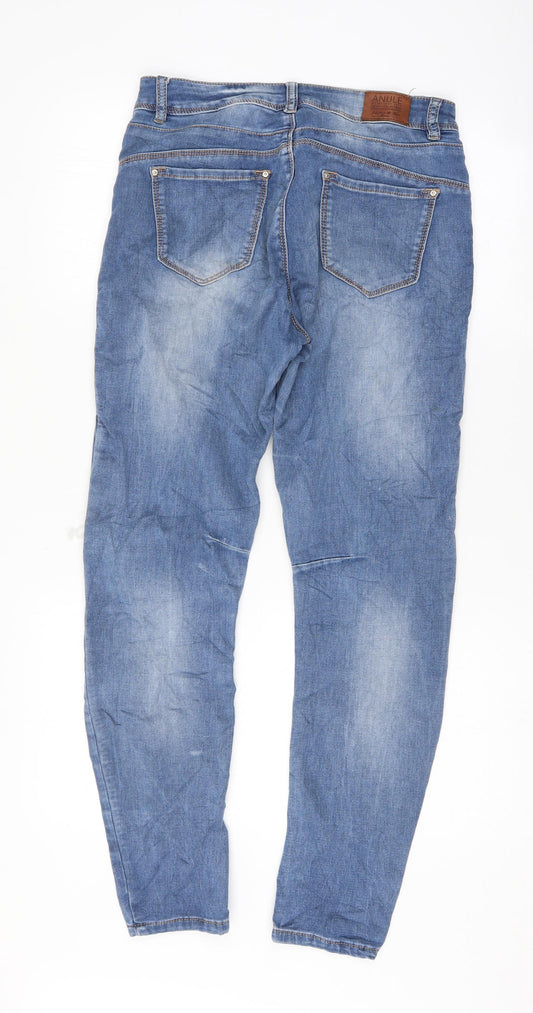 Preworn Womens Blue Skinny Jeans Size 26 L29 in