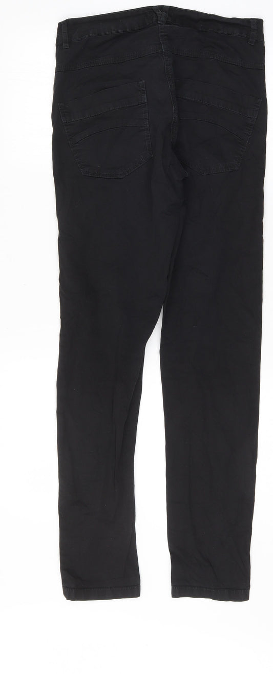 Gina Tricot Womens Black Trousers Size 30 L29.5 in