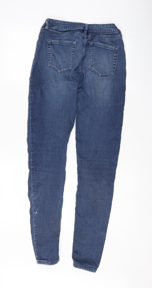 Preworn Womens Black Skinny Jeans Size 28 L31 in
