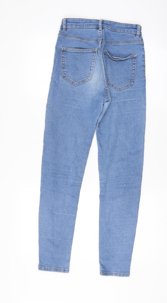 Pull&Bear Womens Blue Mom Jeans Size 26 L27 in