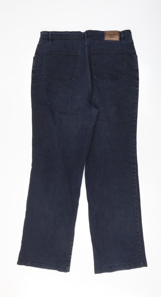 Lafei Neir Womens Black Wide-Leg Jeans Size 32 L30 in