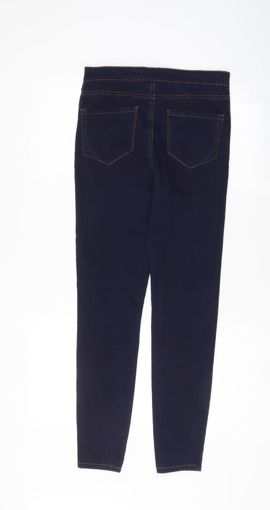Denim & Co. Womens Blue Jegging Jeans Size 10 L29 in
