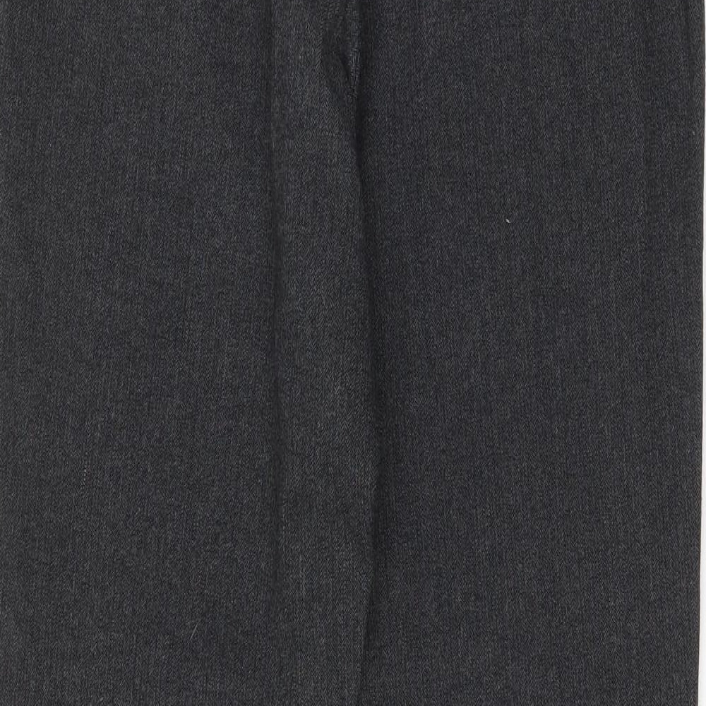 H&M Womens Grey Trousers Size 12 L29 in