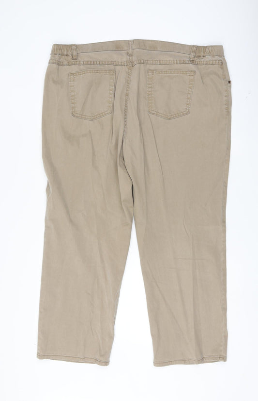 Marks and Spencer Womens Brown Skinny Jeans Size 20 L26 in