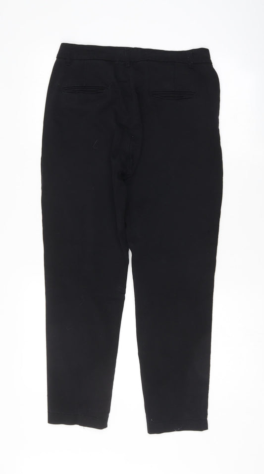 luizacco Womens Black Trousers Size 30 L27 in