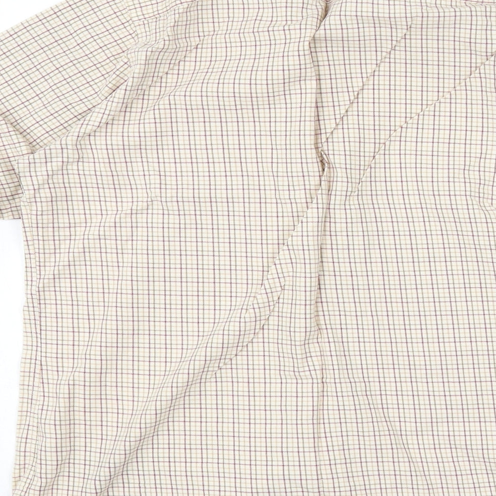 John Lewis Mens Multicoloured Check Button-Up Size 15