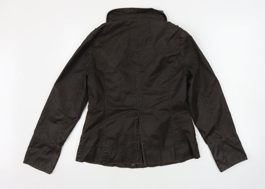 Marks and Spencer Womens Brown Jacket Coat Size 8