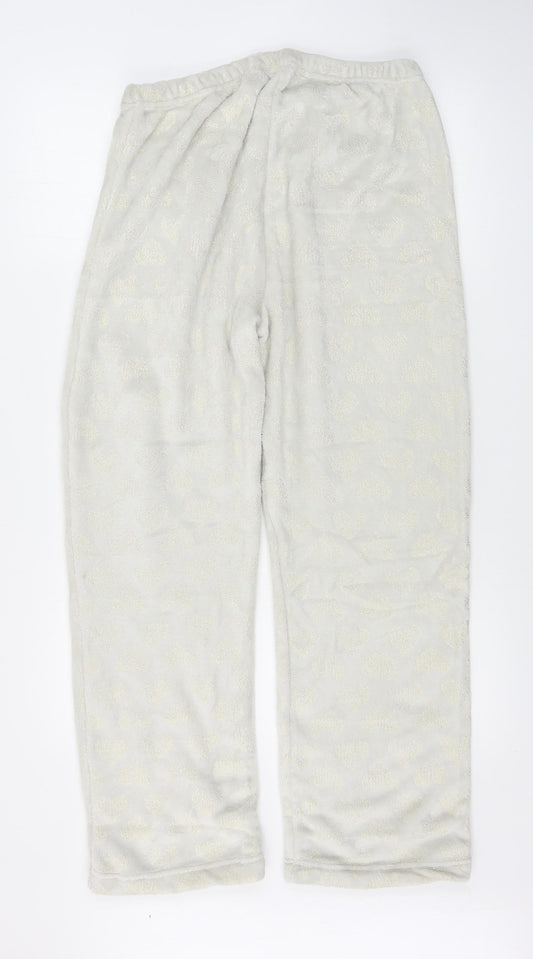 Camille Womens Grey Sweatpants Trousers Size 10 L26 in