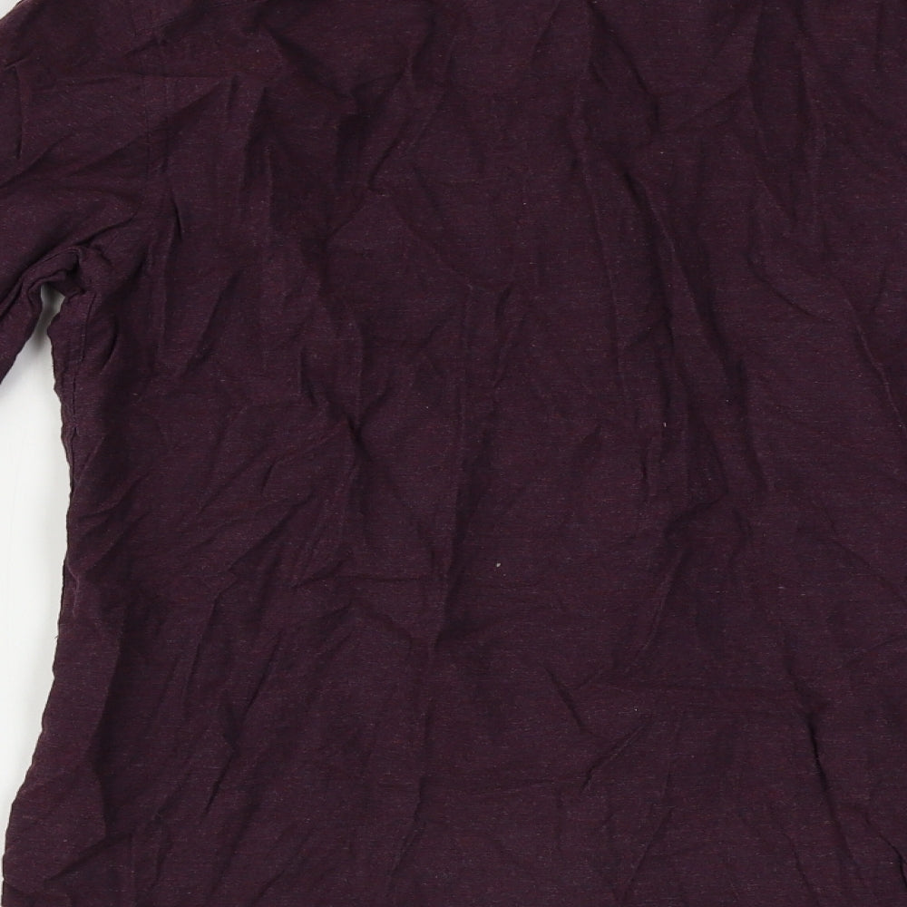 F&F Mens Red Button-Up Size M