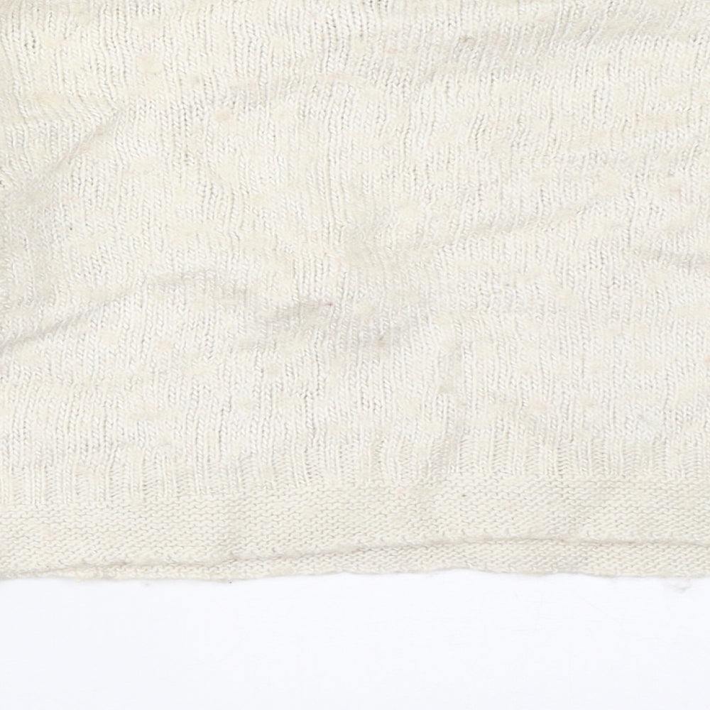 Topshop Womens Ivory Pullover Jumper Size 8