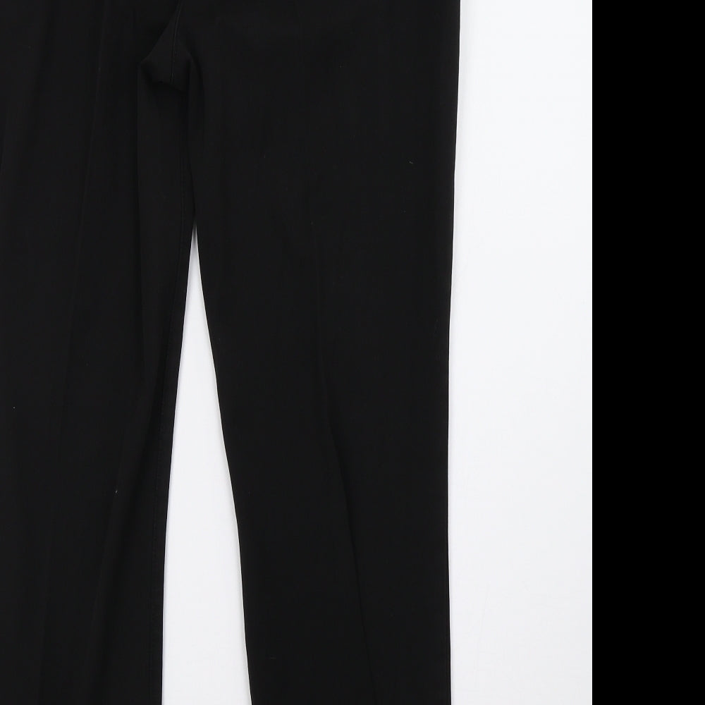 Marks and Spencer Womens Black Trousers Size 12 L29 in