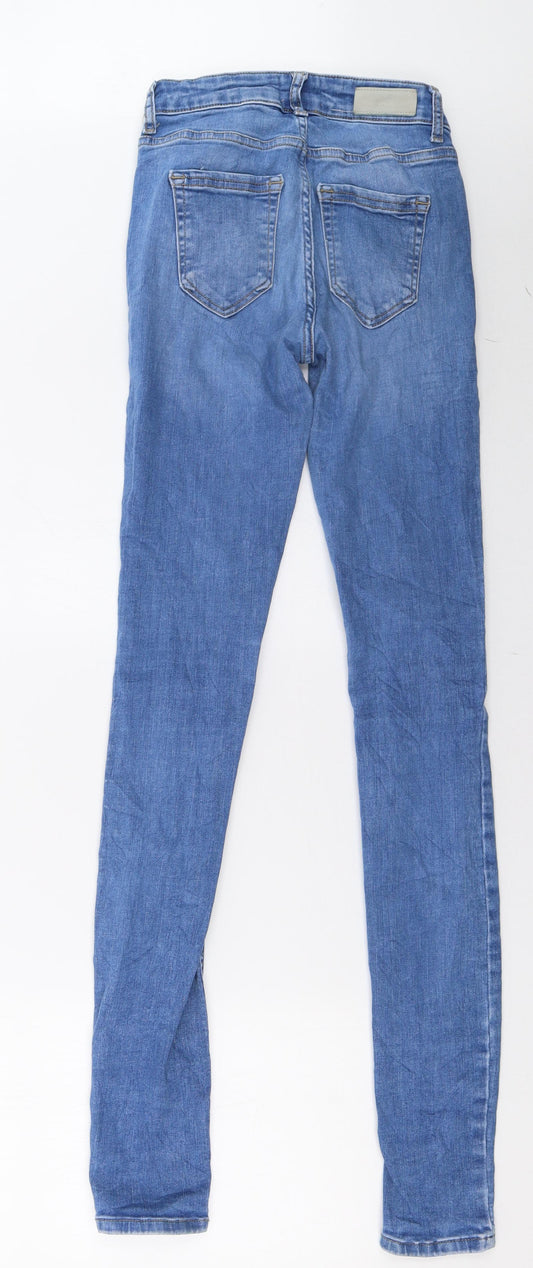 Only Womens Blue Denim Skinny Jeans Size 4 L34 in