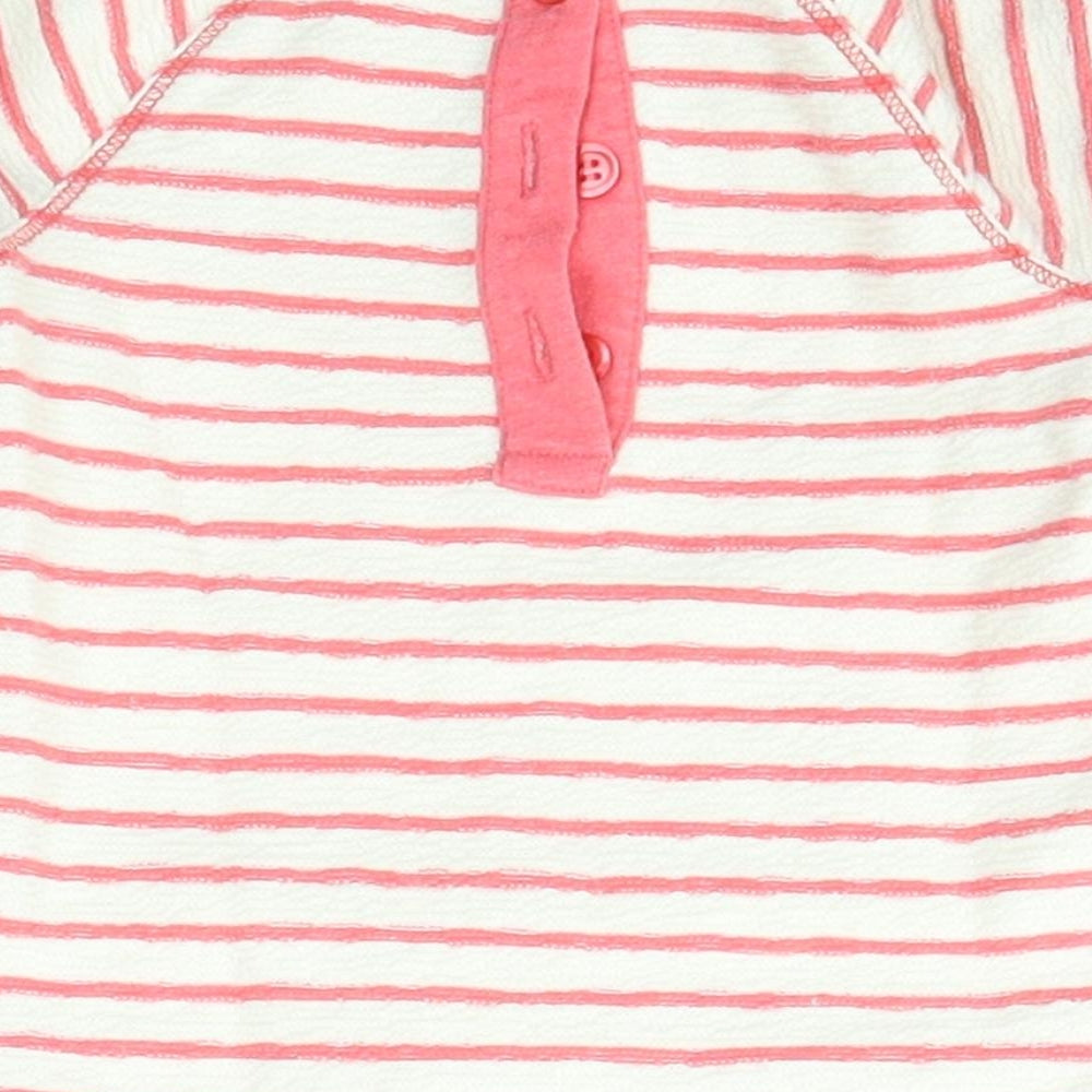 Brand and care label for Next Baby Multicoloured Striped Basic T-Shirt, size 0-3, Months