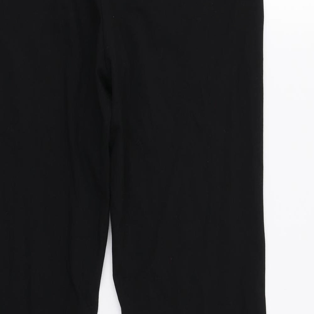 M&S Womens Black Dress Pants Trousers Size 10 L29 in