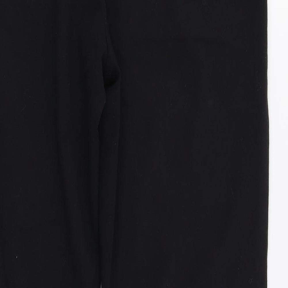 M&S Womens Black Dress Pants Trousers Size 10 L29 in