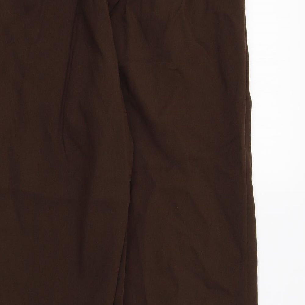 Damart Womens Brown Trousers Size 16 L28 in