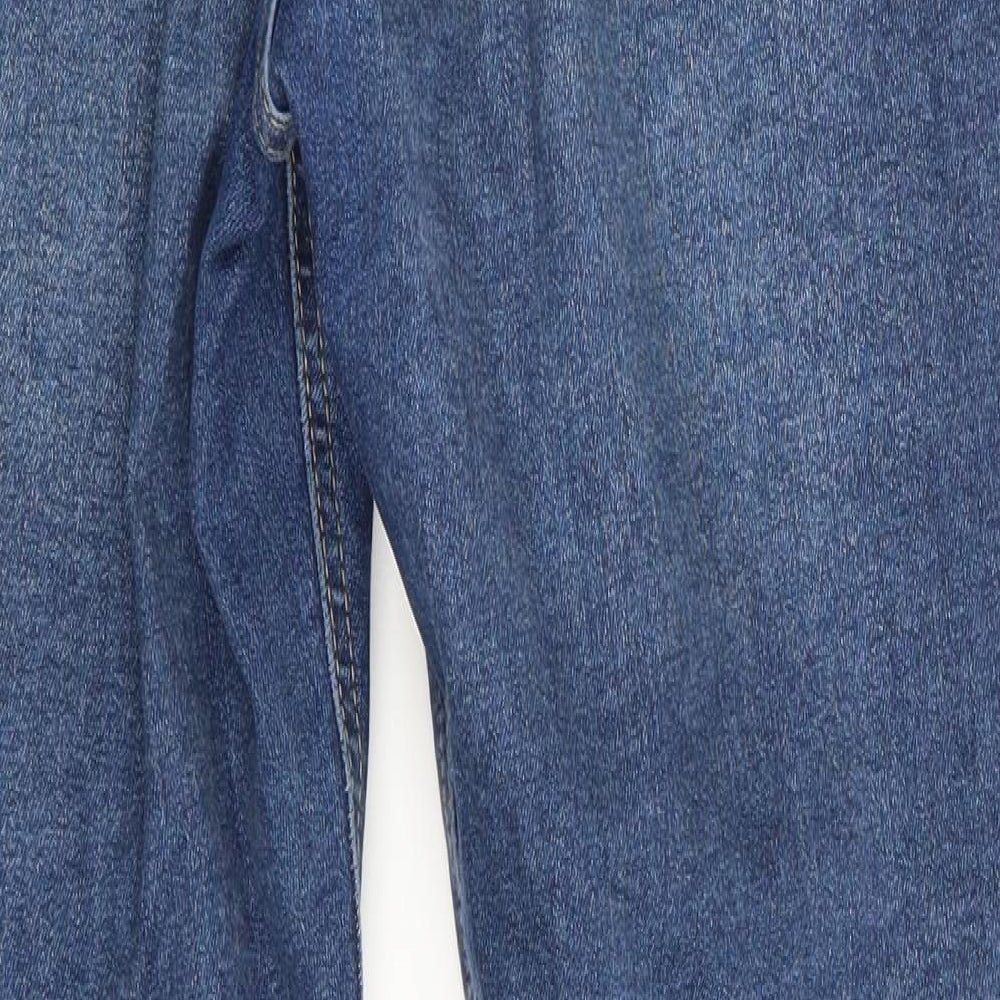 Topshop Jamie Mens Blue Straight Jeans Size 28 in L28 in