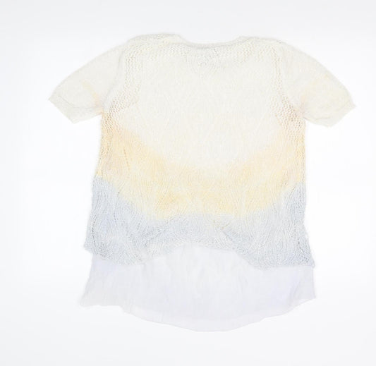 Parkhurst Womens Multicoloured Striped Basic T-Shirt Size S