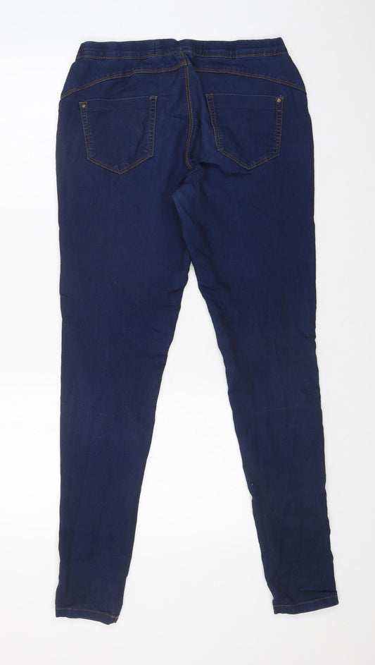 DENIM CO Womens Blue Skinny Jeans Size 12 L30 in