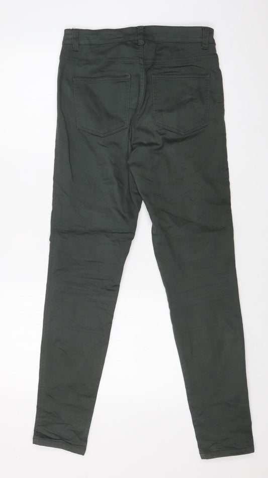 157 Womens Green Skinny Jeans Size M L29 in