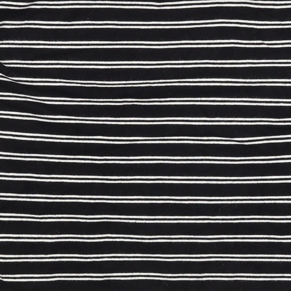 Atmosphere Womens Black Striped Pullover Jumper Size 8