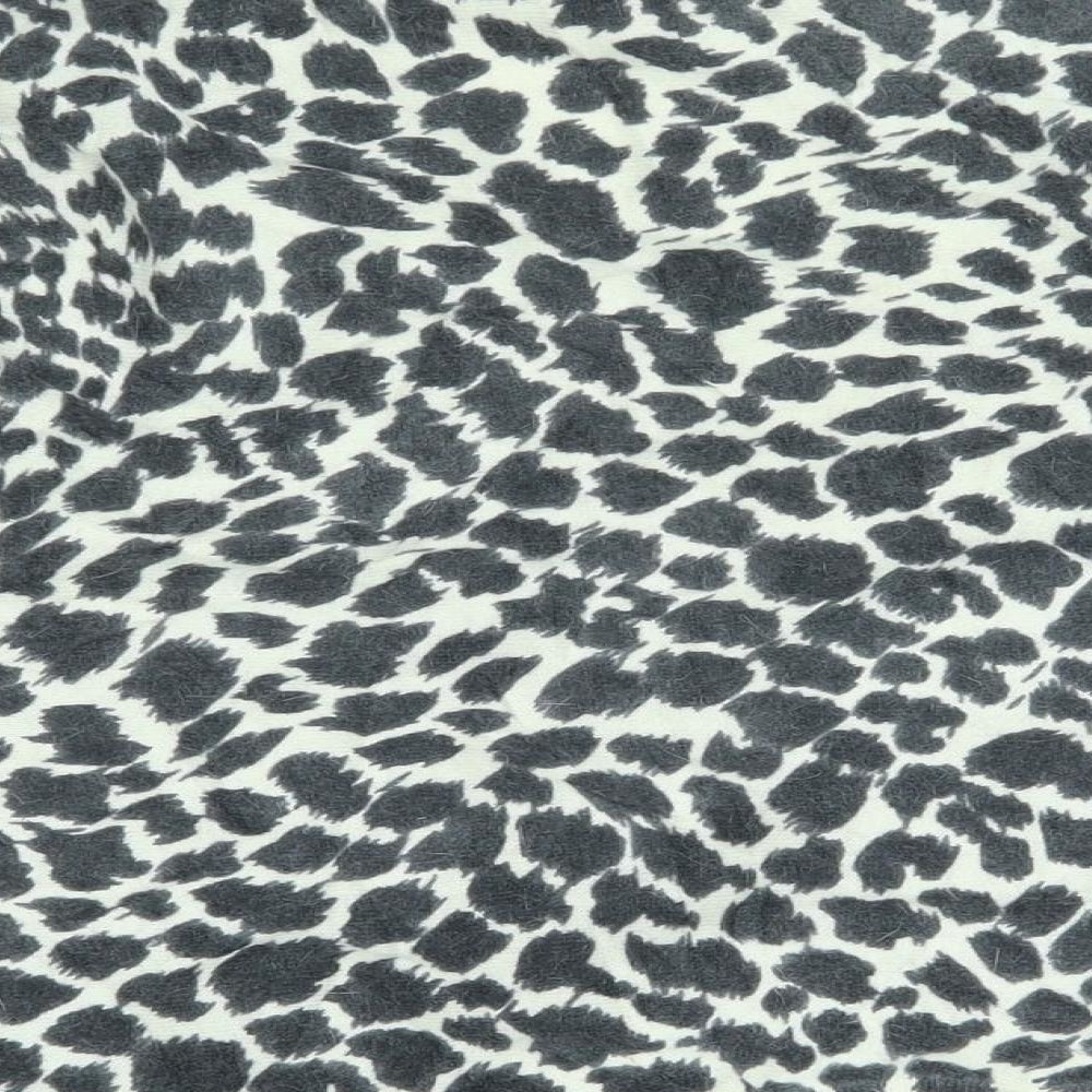 Preworn Womens Ivory Animal Print Shrug Jumper Size L