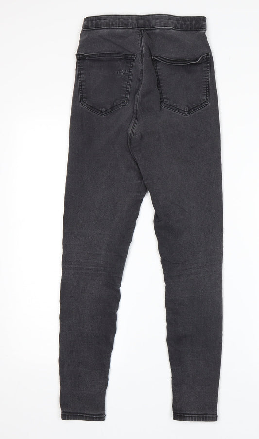tOPSHO Womens Black Skinny Jeans Size 28 in L32 in