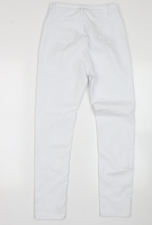 SheIn Womens White Skinny Jeans Size 6 L27 in