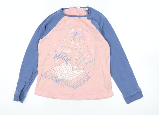 FatFace Girls Multicoloured Top Pyjama Top Size 8-9 Years