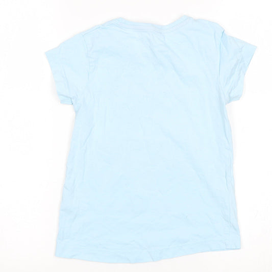 Matalan Girls Blue Top Pyjama Top Size 8 Years - Unicorn