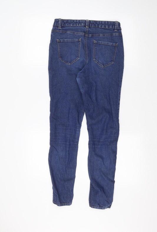 George Womens Blue Skinny Jeans Size 10 L25 in