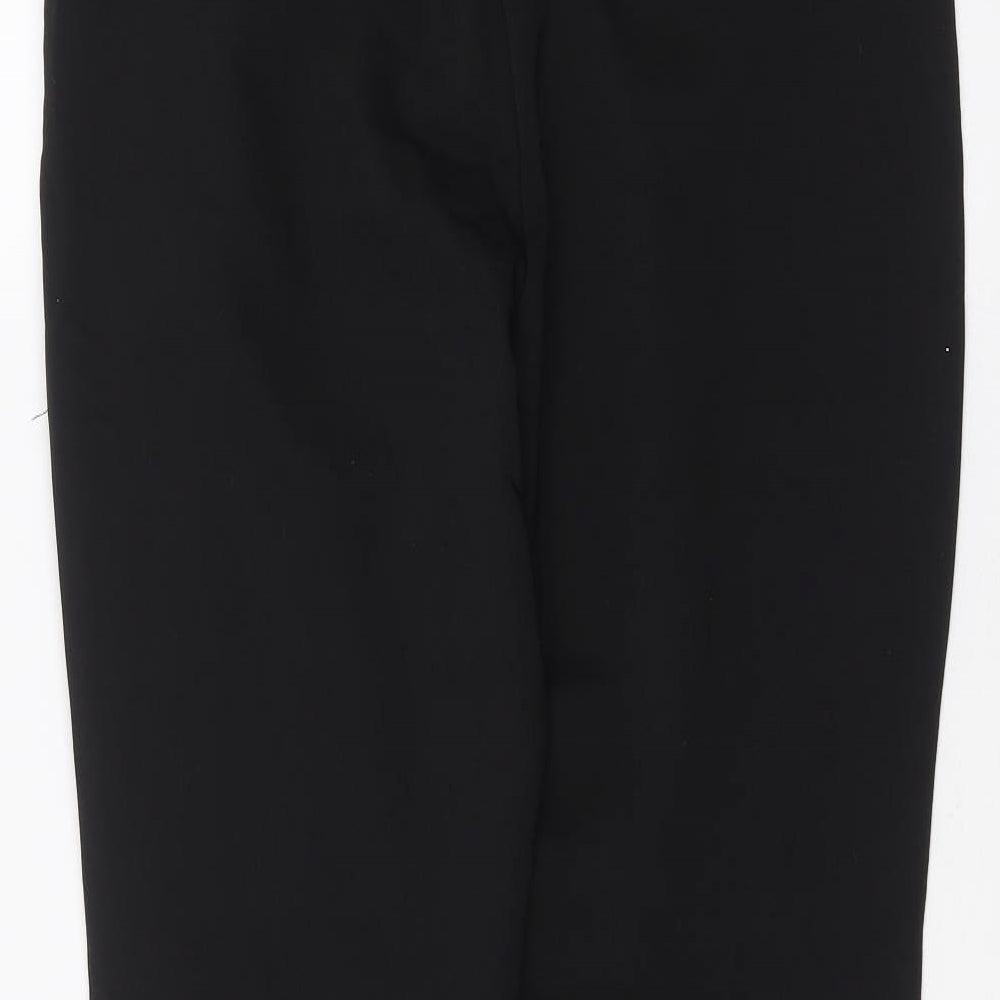 Papaya Womens Black Trousers Size 14 L27 in