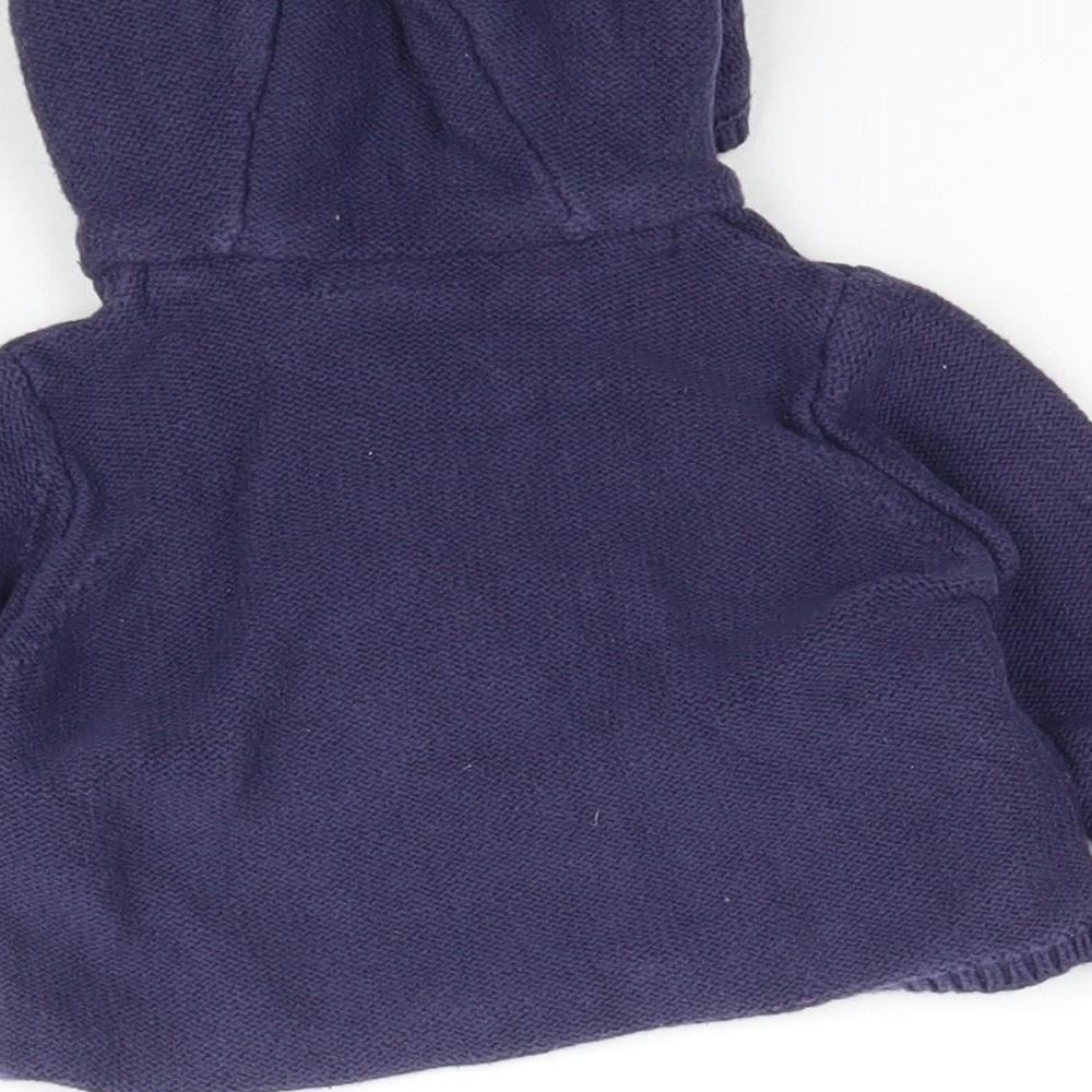 Brand and care label for minidub Baby Blue Knit Cardigan Jumper One Size - Hoodie