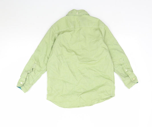 Gap Boys Green Basic Button-Up Size S