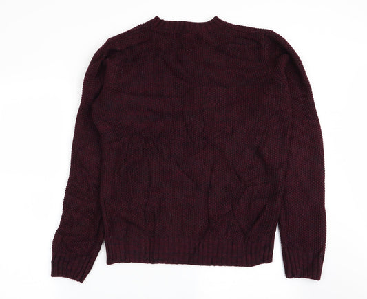 Cedar Wood State Mens Red Pullover Jumper Size S
