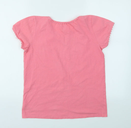 Hatley Womens Pink Basic T-Shirt Size XS