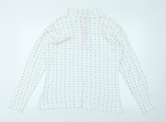 Tresspass Womens Multicoloured Polka Dot  Pullover Jumper Size 2XL