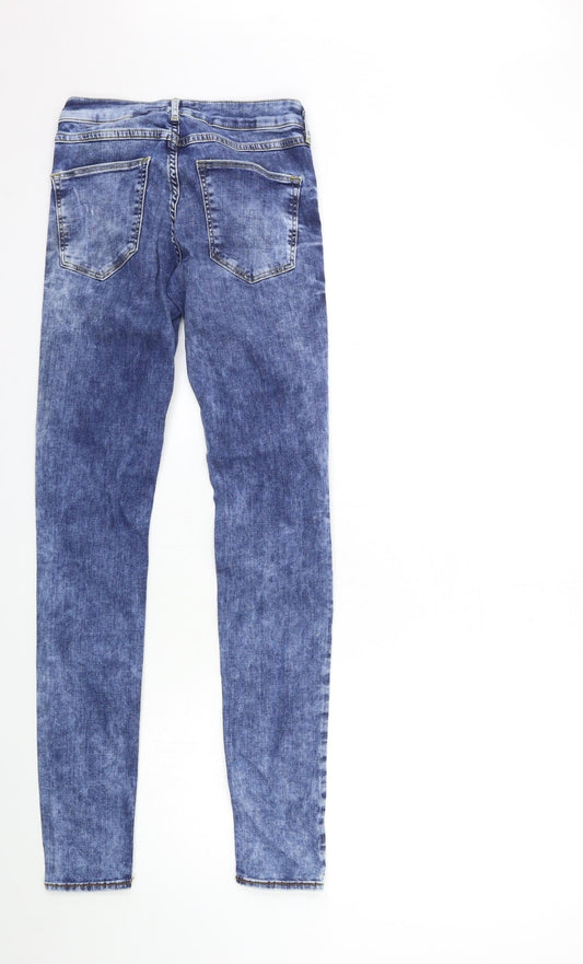 H&M Womens Blue Denim Skinny Jeans Size 26 in L32 in