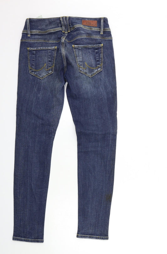 FOR EVERYDAY Womens Blue Denim Skinny Jeans Size 27 in L27 in